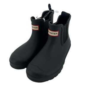 Hunter Women’s Matte Black Original Chelsea Rain Boots / Size 6