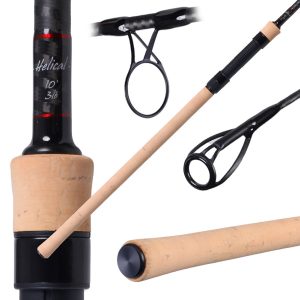 Free Spirit Helical Carp Rod 10ft 3lb – Full Cork Handle