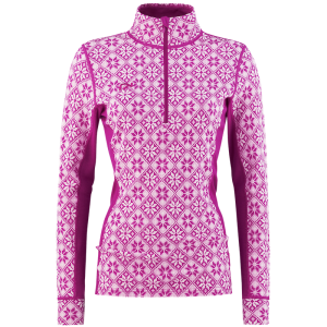 Rose Half Zip Merino Wool Baselayer Top