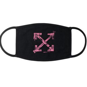 OFF-WHITE Arrows Face Mask SS19 Black Fuchsia