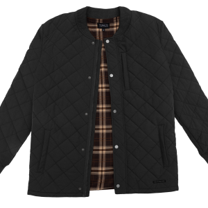 men’s quilted bomber jacket