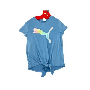 Puma Girl’s Blue & Pink 2 Piece T-Shirt Set / Large