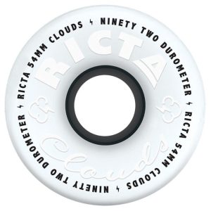 Clouds White Black 92A Skateboard Wheels